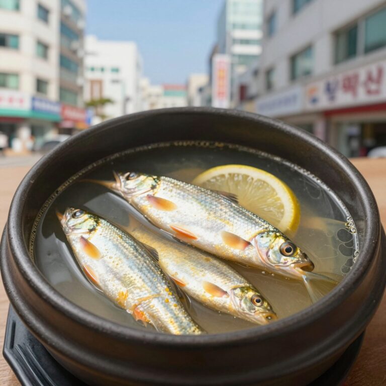 민어 지리탕 끓이는법 완성된 요리 사진
