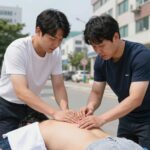 살 탔을때 응급처치 이렇게 하세요 화상 초기 냉찜질 응급처치 방법 설명 사진