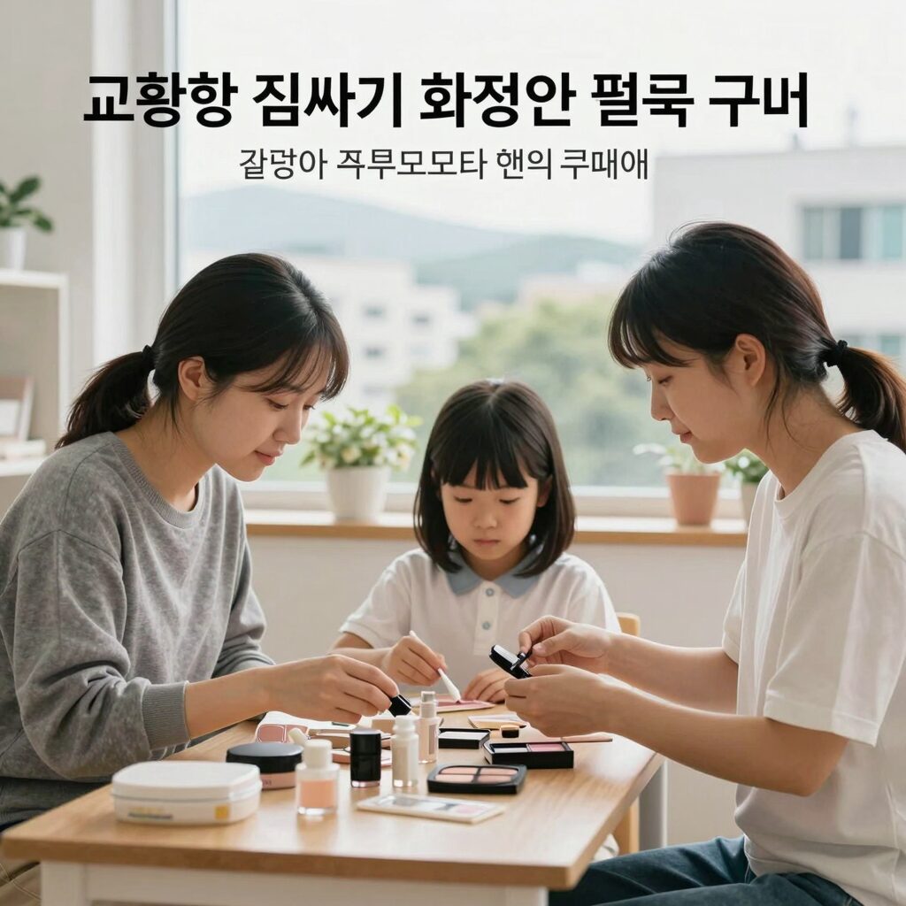 교환학생 짐싸기 화장품 필수 리스트와 현지 구매 비교 사진