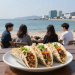광안리 클럽 후기 타코사운즈클럽 맛집 광안리 타코사운즈클럽 대왕 치미창가와 비리야 타코 접시