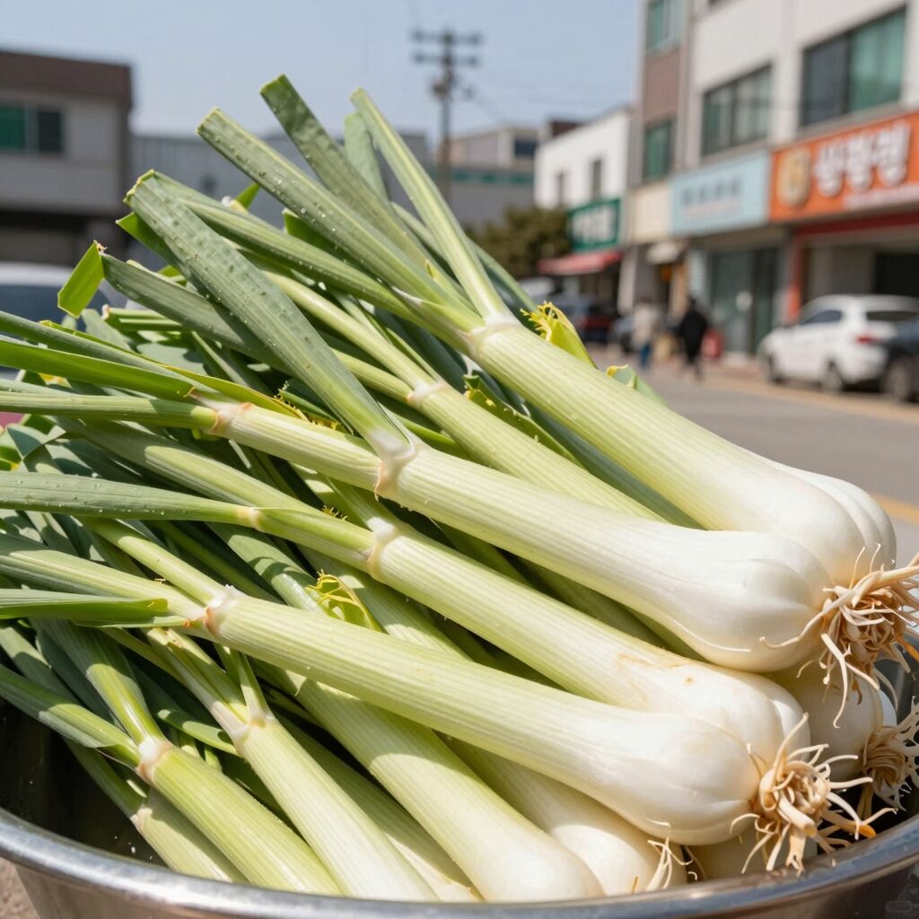 볶음용으로 썰어 물기를 제거한 가지를 한 끼 분량으로 소분하는 장면