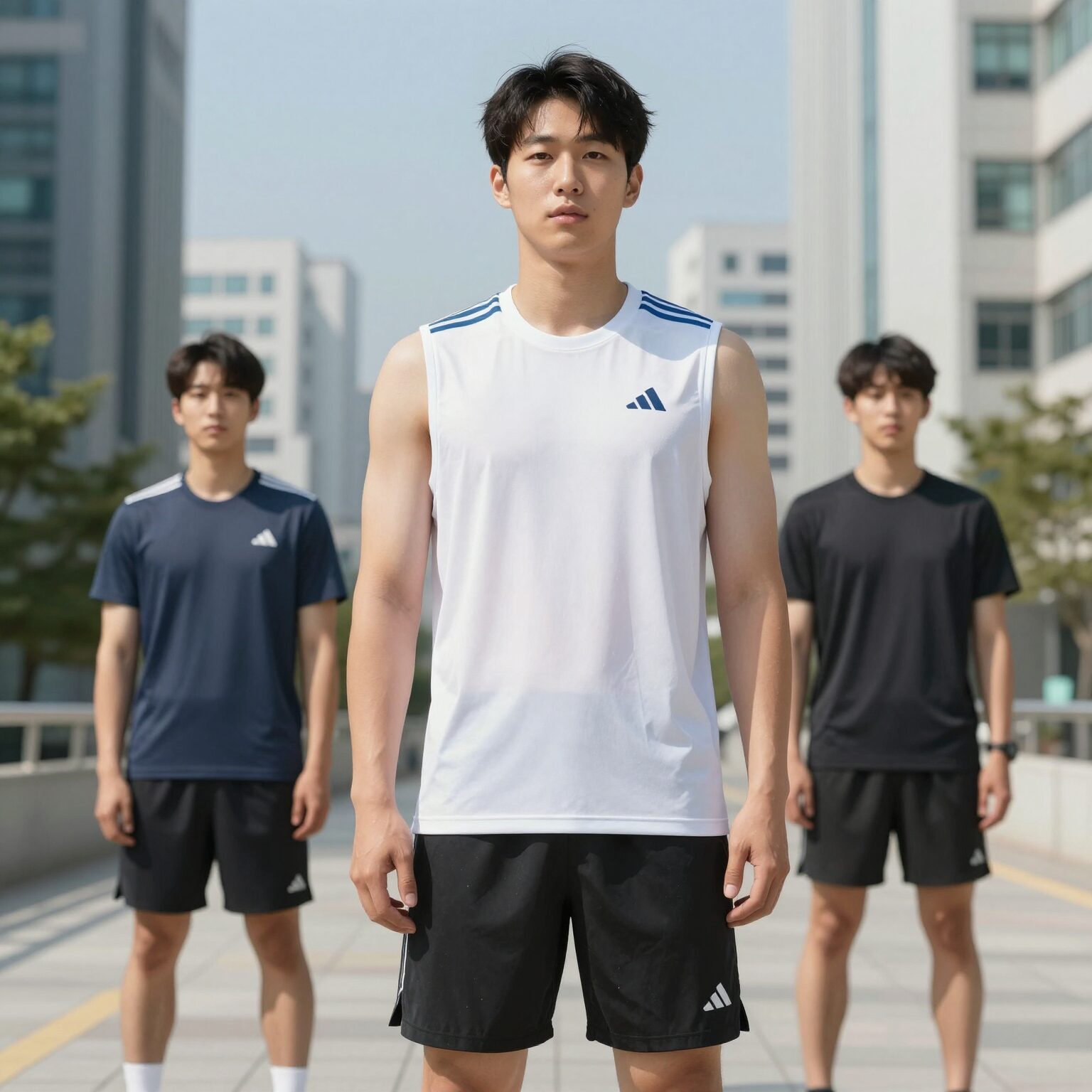 아디다스 기능성 반팔티 에어로레디 소재로 땀 빠르게 건조