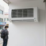 이동식 창문형 벽걸이 에어컨 소음 비교 이미지