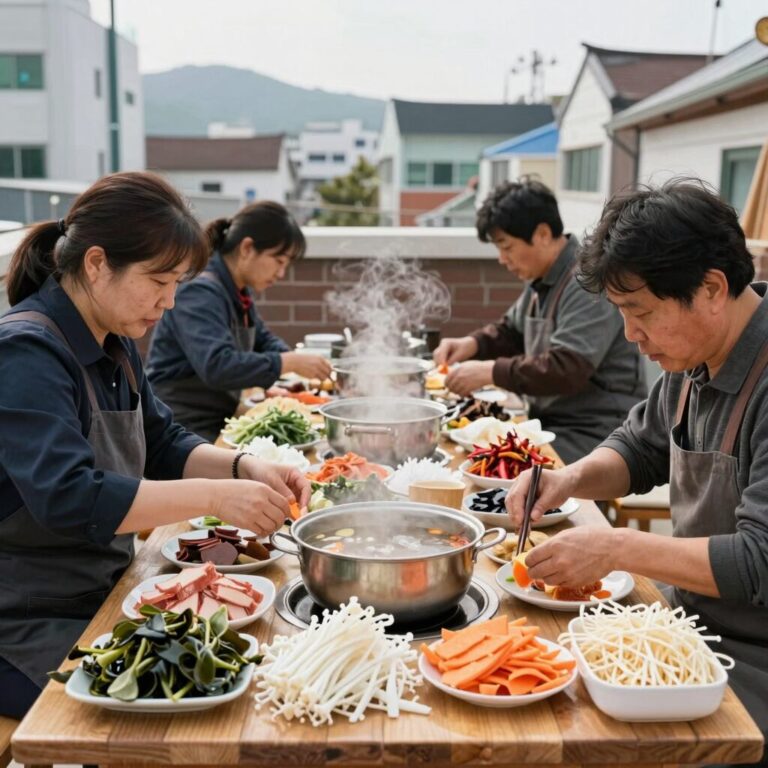 알토란 삼계탕 육수 재료와 속재료 준비한 모습
