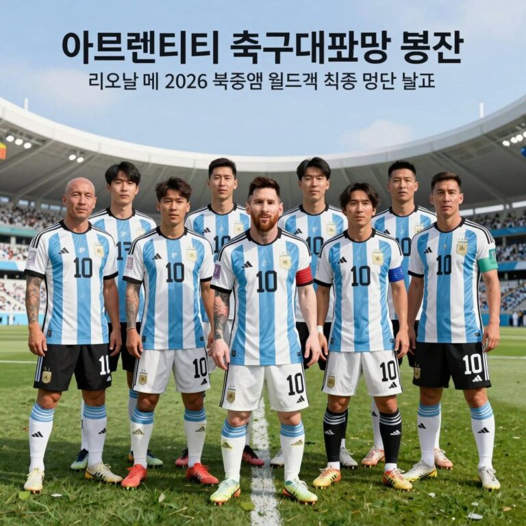 아르헨티나 축구대표팀 명단 리오넬 메시 2026 북중미 월드컵 최종 명단 발표
