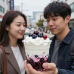 생 아로니아 먹는법과 효능 제대로 즐기는 방법 신선한 아로니아 생과와 플레인 요거트를 함께 섞어 맛있게 먹는 모습