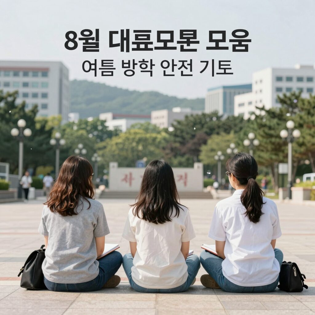 8월 대표기도문 모음 여름 방학 안전 기도 관련 이미지