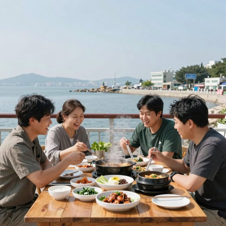 강화도 여름 제철음식 밴댕이회 코스요리 사진