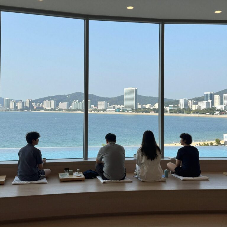 부산 파라다이스 호텔 씨메르 오션스파 해운대 인피니티 스파 전경