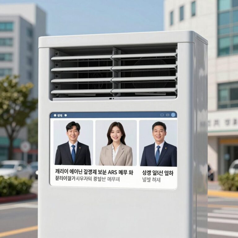 캐리어 에어컨 고객센터 보이는 ARS 메뉴 화면과 상담사 연결 방법
