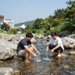 대구 근교 계곡 물놀이 당일치기 추천 4곳 대구 근교 계곡 청도 신원계곡 평상과 물놀이 모습