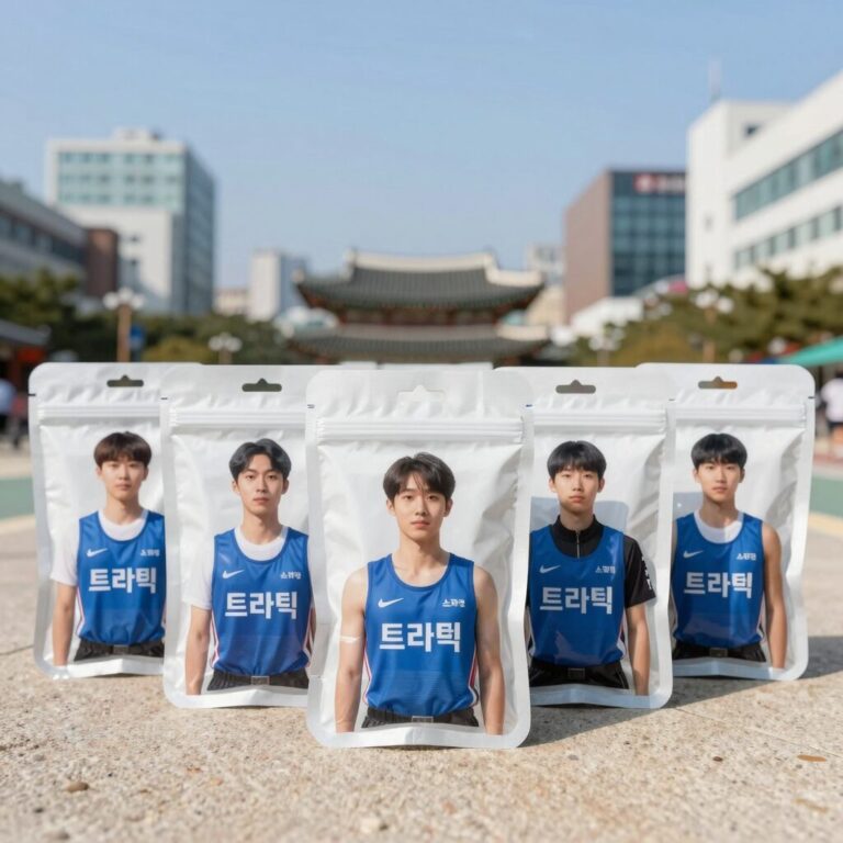 트라택 스포츠 쿨타올 개별 포장 모습