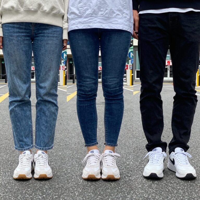 네 가지 쪼리 브랜드를 비교한 사진 우포스 예루살렘 세인트새틴 이파네마 커플 신발 스타일링