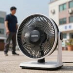 대우 선풍기 발터치 저소음 실사용 장단점 대우 리모컨 발터치 저소음 선풍기 실사용 모습