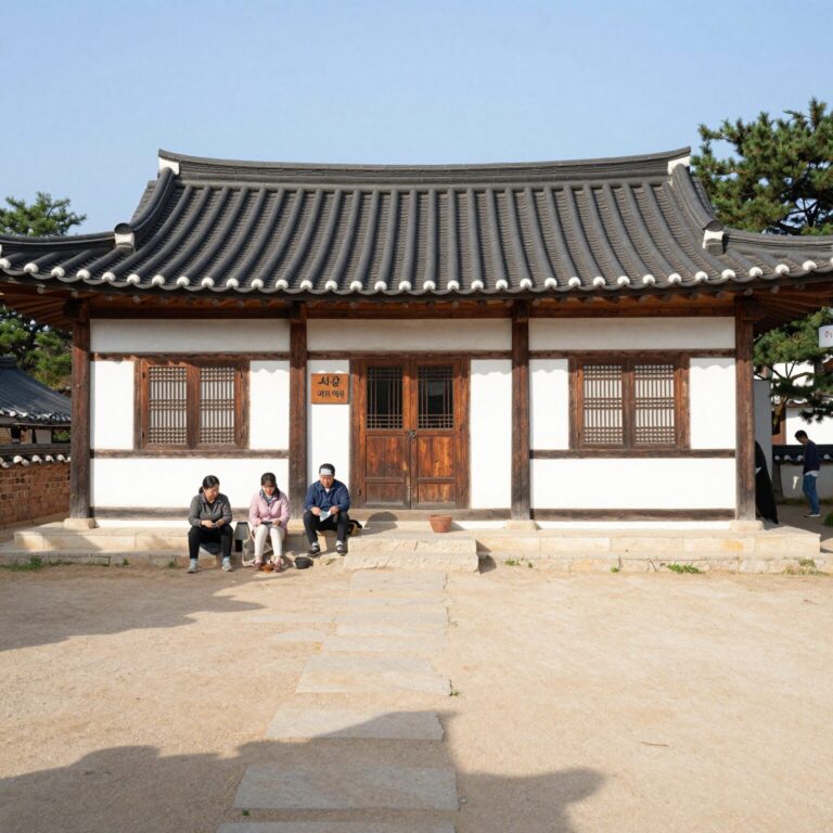 담양 독채 펜션 페리도트풀빌리지 외관과 마당 전경