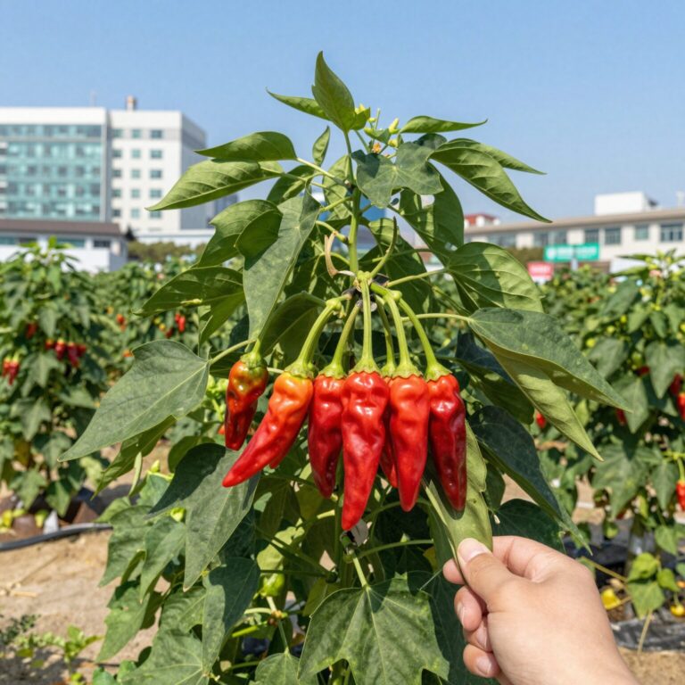 당조고추 효능을 가진 신선한 당조고추
