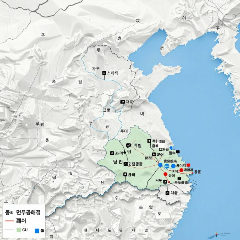 콩고민주공화국 지도 위치 주변국 표시