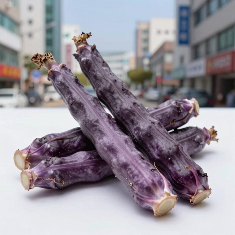 가지 칼로리와 효능을 설명하는 보라색 가지 사진