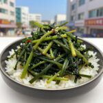 가지 요리법 세 가지로 밑반찬 완성 가지무침 가지볶음 가지밥 완성 사진이 담긴 밑반찬 접시