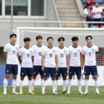 잉글랜드 해리 케인이 콩고민주공화국과의 32강 경기에서 결승골을 넣고 있는 모습