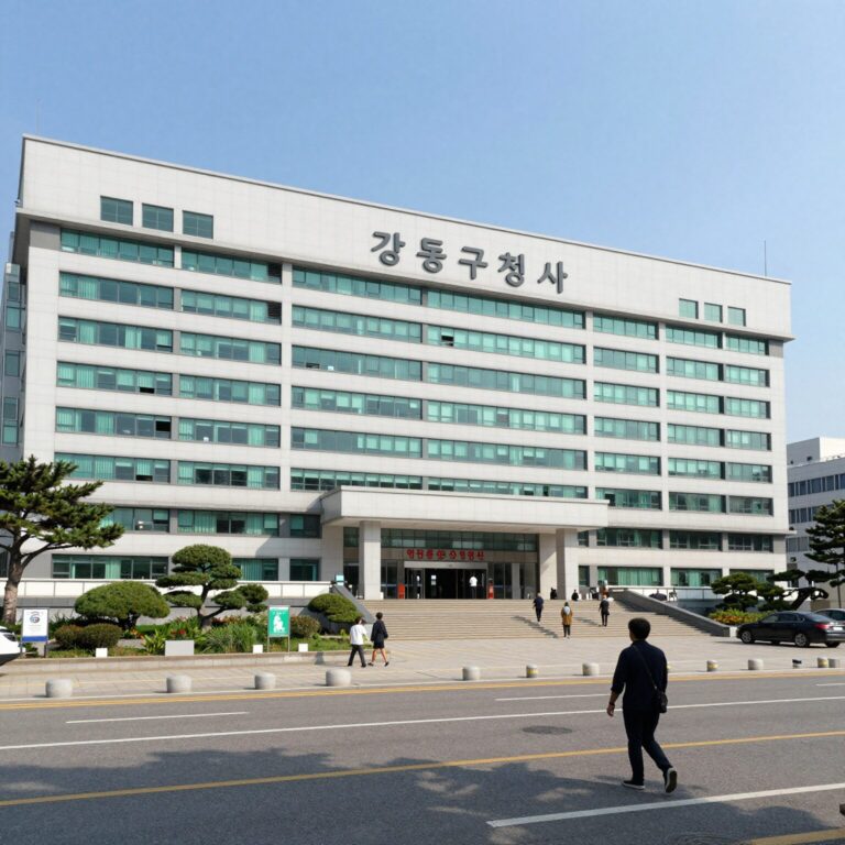 강동구청사 전경
