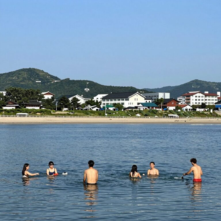 강원도 수상레저 빠지에서 즐기는 여름 물놀이 모습