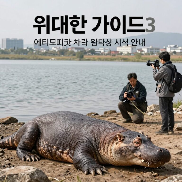 위대한 가이드3 에티오피아 차모 호수 악어 관찰 장면 재방송 시청 안내