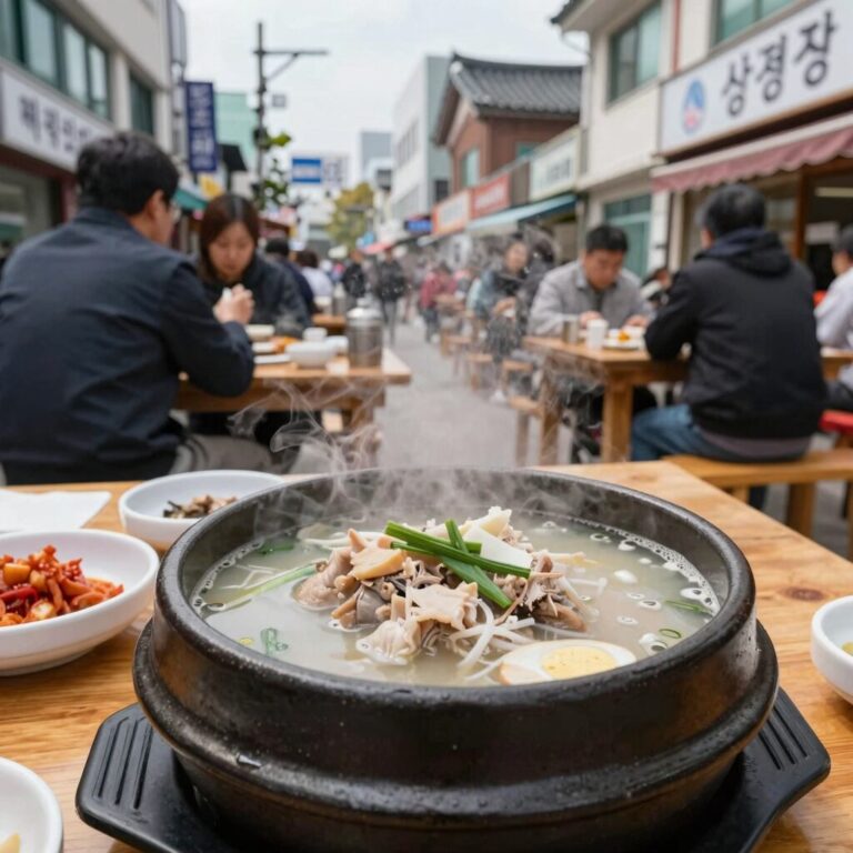 광주 삼계탕 맛집의 따뜻한 삼계탕