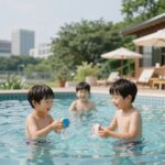 경기도 계곡 카페 아이와 물놀이 준비물 완벽정리 경기도 계곡 카페에서 물놀이하는 아이들 모습
