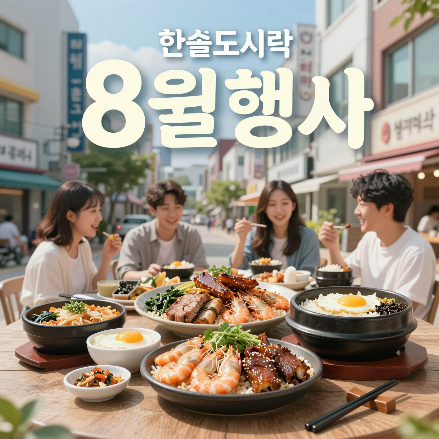 한솥도시락 8월행사 메인 이미지 여름 신메뉴와 할인 정보