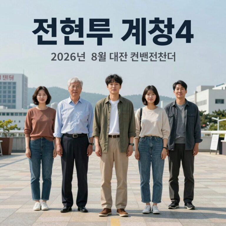 전현무 계획4 대전 공식 포스터, 2026년 8월 대전 컨벤션센터