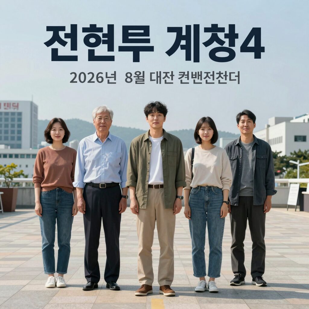 전현무 계획4 대전 공식 포스터, 2026년 8월 대전 컨벤션센터