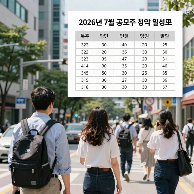 2026년 7월 공모주 청약 일정 표