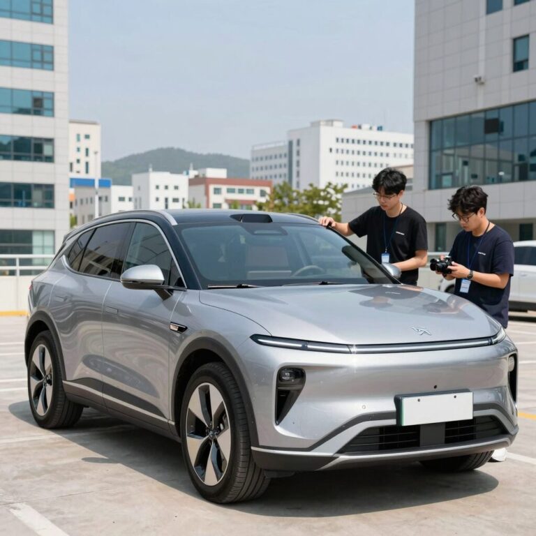 기아 EV9 디자인에 참여한 러시아 출신 카스트로프가 작업하는 모습