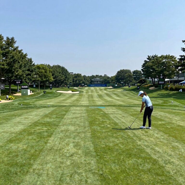 2026 KLPGA 롯데오픈이 열린 베어즈베스트 청라GC 코스 전경