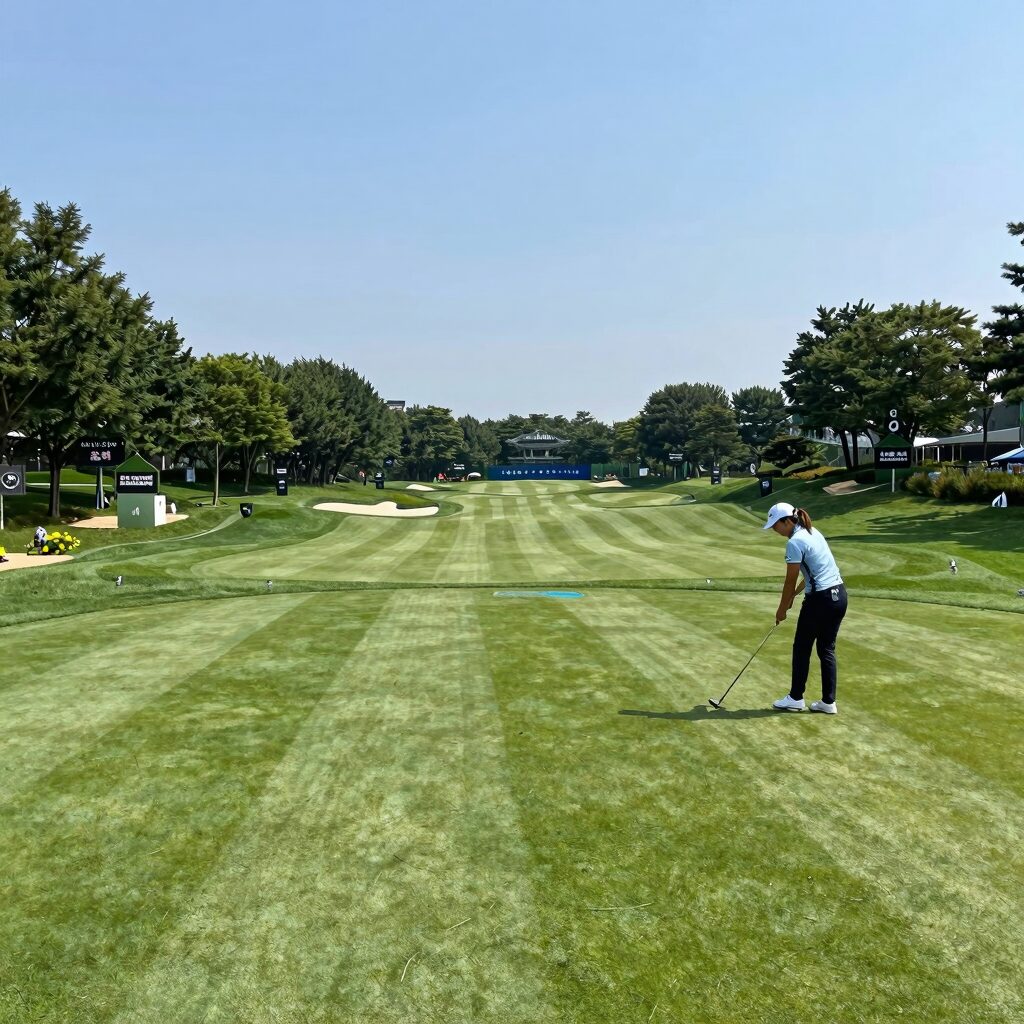 2026 KLPGA 롯데오픈이 열린 베어즈베스트 청라GC 코스 전경