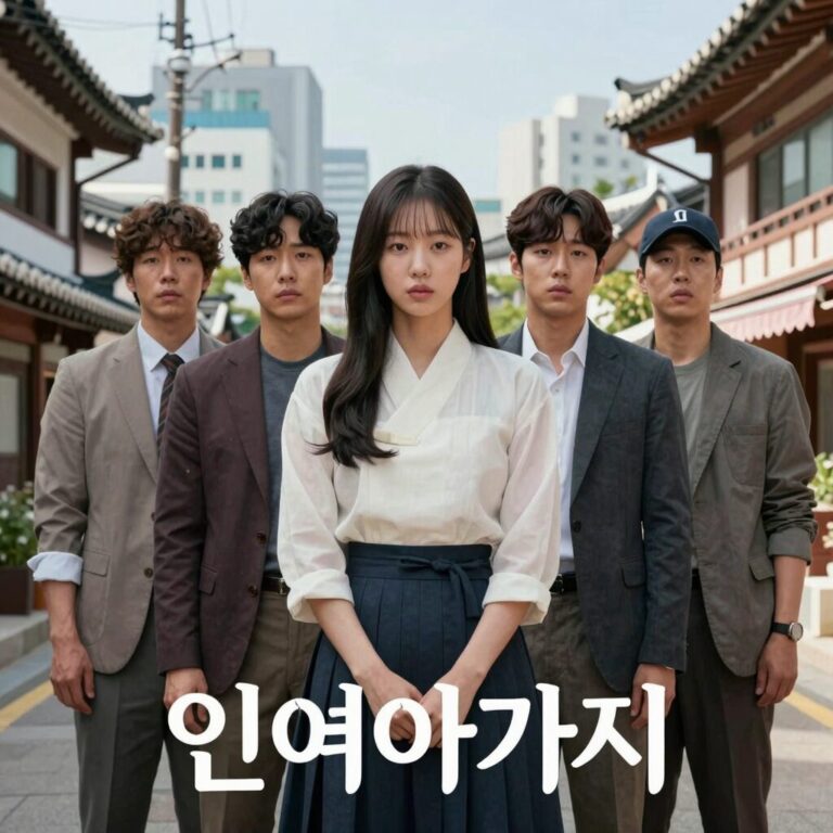 인어아가씨 드라마 주요 등장인물 포스터