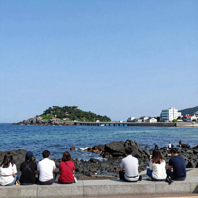 남해 여름 휴가 갈만한 곳 대표 명소 보리암과 설리스카이워크 전경