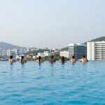 나트랑 알리부 리조트 인피니티 수영장 전경