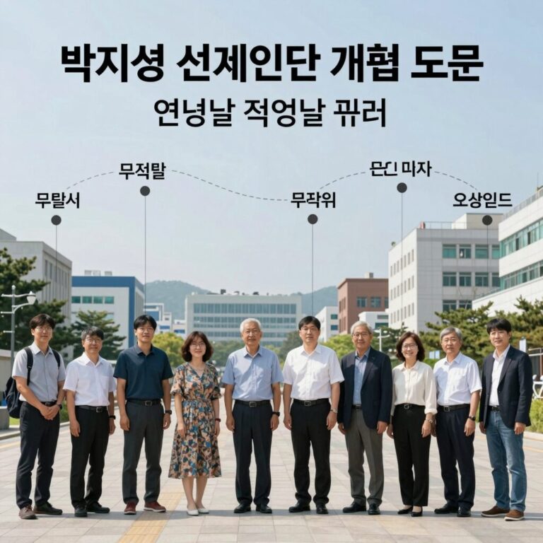박지성 선거인단 개편 도표 - 연령별 직업별 쿼터와 무작위 추첨 구성