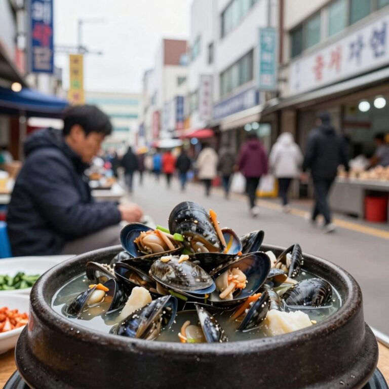 포항 장터삼계탕의 전복삼계탕 한 그릇