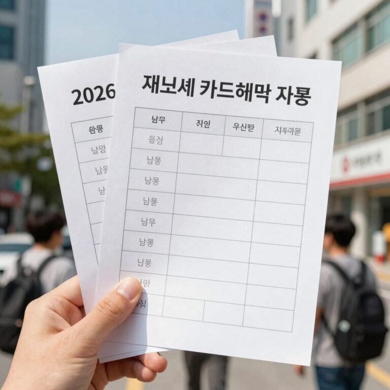 2026년 재산세 카드혜택 비교 표와 함께 스마트한 납부 방법