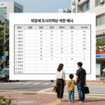 재산세 도시지역분 계산 예시 표와 설명