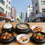 공덕 삼계탕 세 곳을 직접 가보니 공덕역 삼계탕 맛집 세 곳의 대표 메뉴를 한눈에 비교한 사진