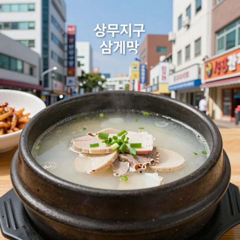 상무지구 삼계탕 맛집 대표 메뉴 사진
