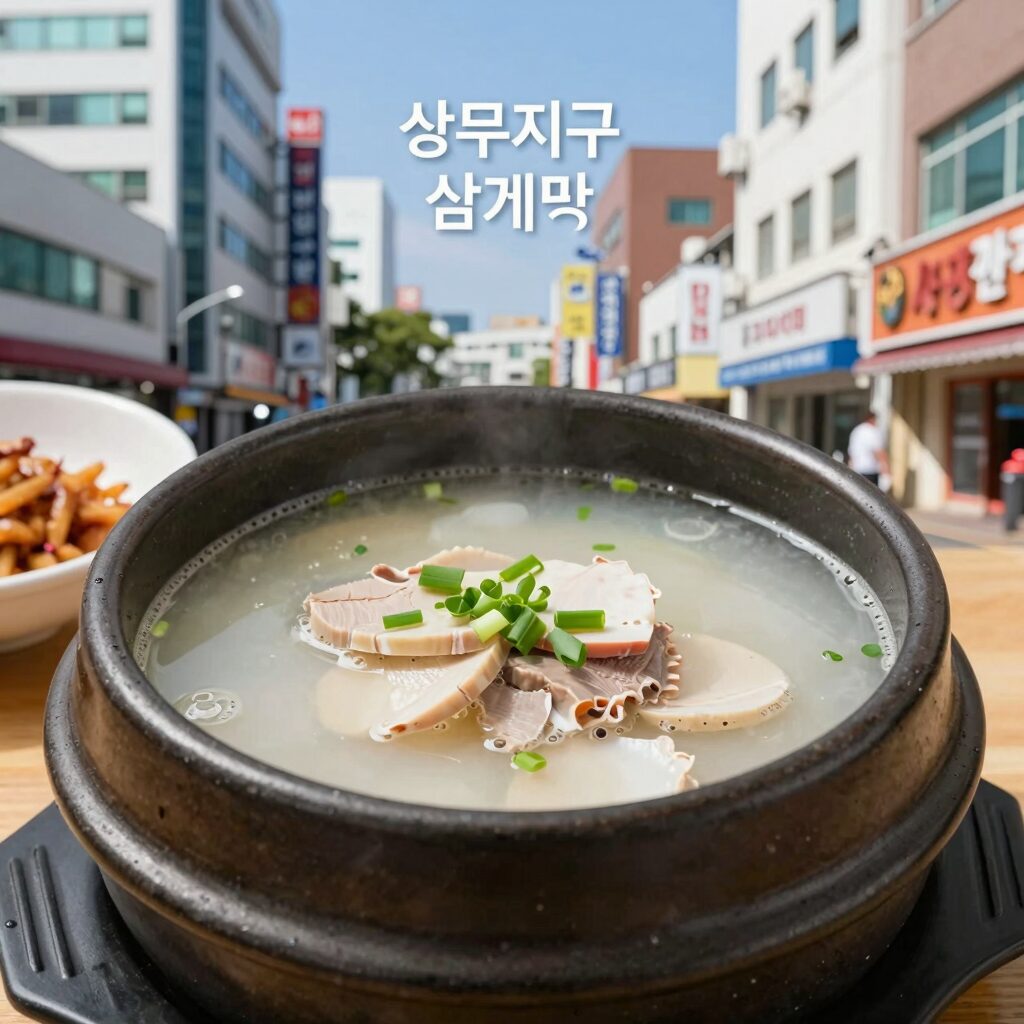 상무지구 삼계탕 맛집 대표 메뉴 사진