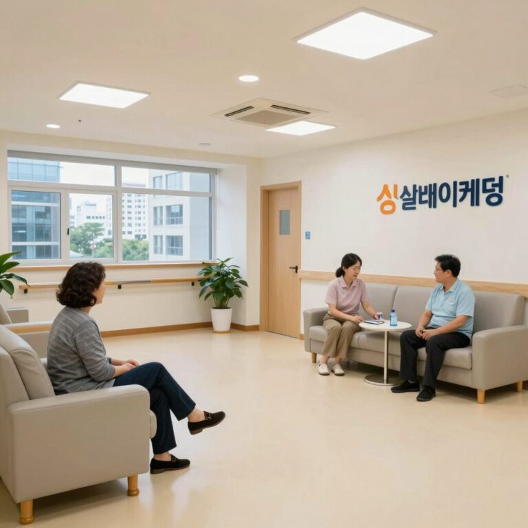 신세계 실버데이케어 센터 내부 모습