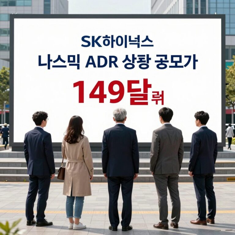 SK하이닉스 나스닥 ADR 상장 공모가 149달러와 글로벌 투자자 관심