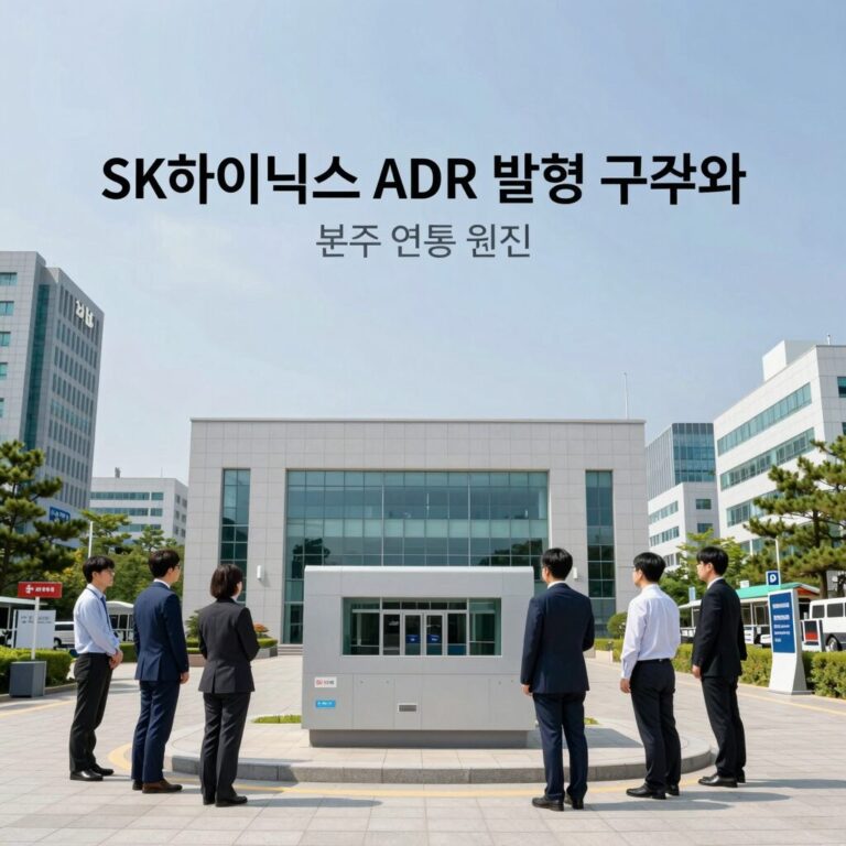 SK하이닉스 ADR 발행 구조와 본주 연동 원리 설명 이미지