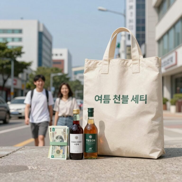 여름 선물 세트 구성 이미지